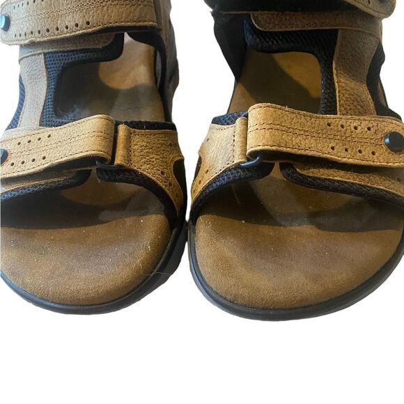 SAS Maverick Sandals Men Size 8 W Brown Leather Sport Strap Cushioned Comfort main image 7